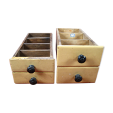 Lot of 4 vintage wooden drawers for craft furniture Rangement Workshop - Garage - Lot No.4