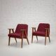 Fauteuil Modèle 366 de Józef Chierowski (1962) – Icône du design polonais
