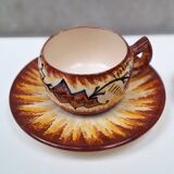 Part of a Quimper ceramic dinner service signed Paul Fouillen