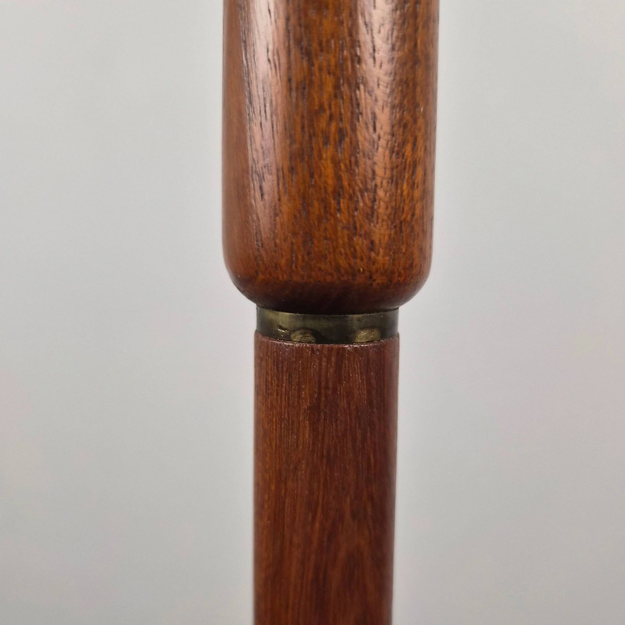 Floor lamp in teak with shade, Denmark, 1960