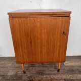 Meuble bar vintage en teck 1960