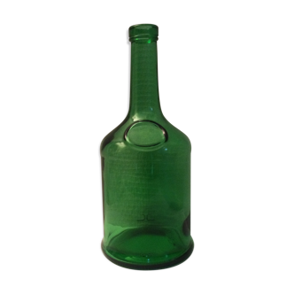 Green glass bottle