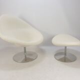 Globe Chair and Ottoman by Pierre Paulin for Artifort, 1960