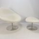 Globe Chair and Ottoman by Pierre Paulin for Artifort, 1960