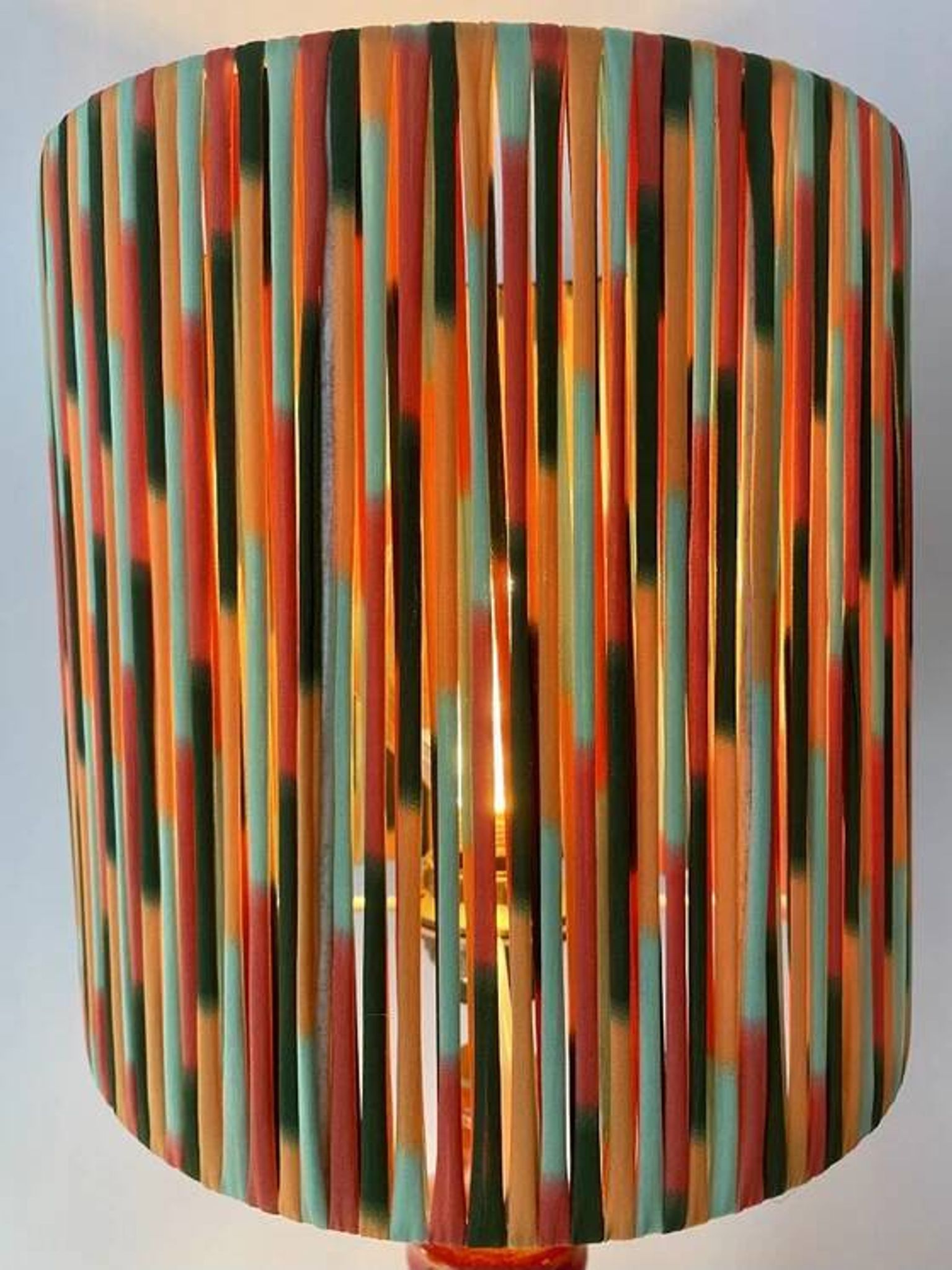 Large vintage table lamp – German pottery from the 70s | Hustadt (attributed)