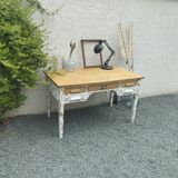 Large Vintage Desk - 70's Bohemian Desk