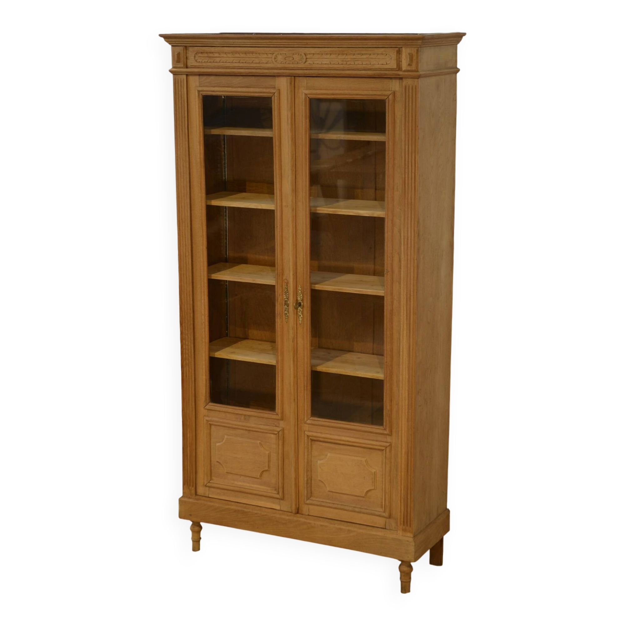 Vitrine en chêne brut 1950’s