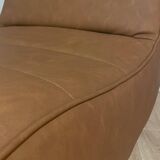 Fauteuil de relaxation simili cuir pivotant