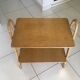 Rattan side table
