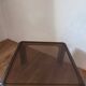 Smoked plexiglass side table, Prisunic