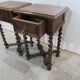 Paire de chevets Louis XIII en noyer