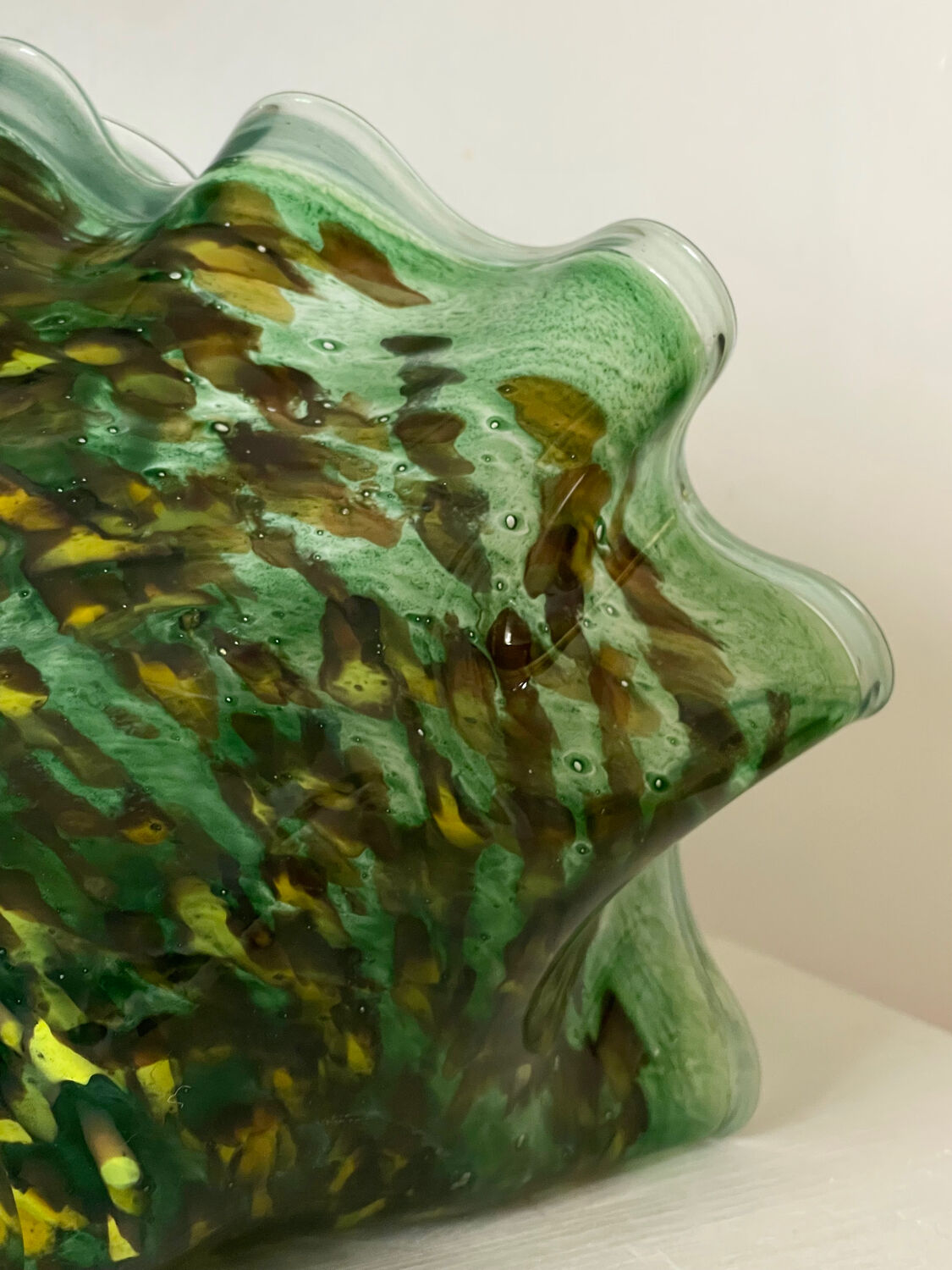 Blown glass vase 1970.