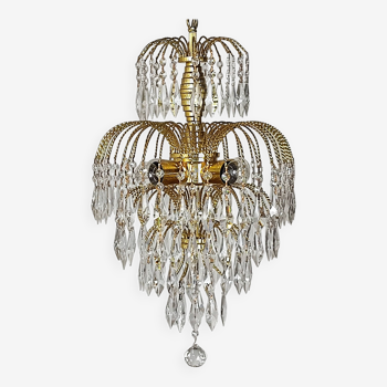 “Cascade” tassel chandelier
