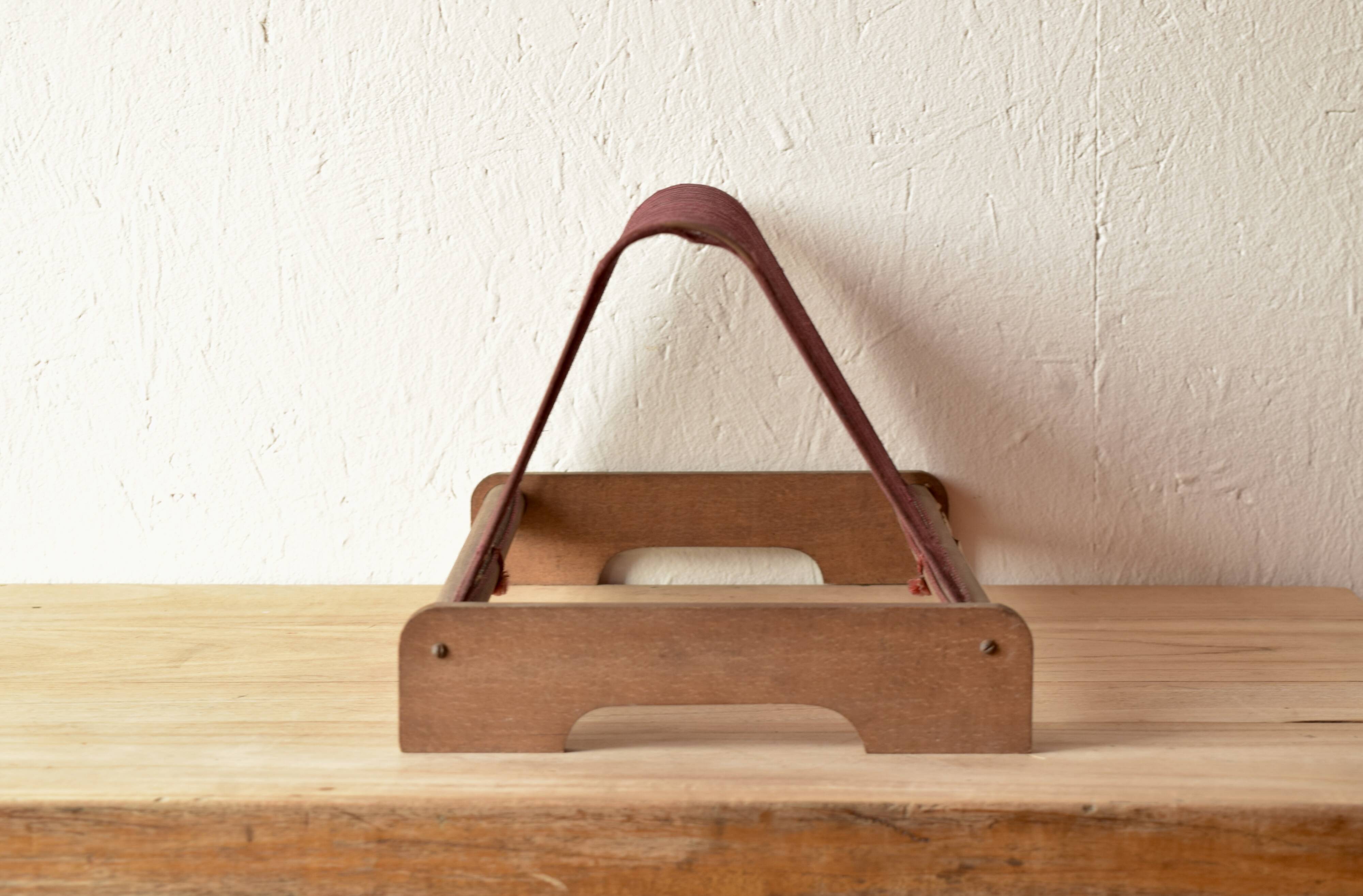 Vintage record holder for 50 vinyls - 1960s