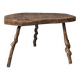 Antique French tree trunk side table, circa 1920s