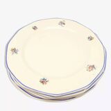 Set of 6 Badonviller dessert plates