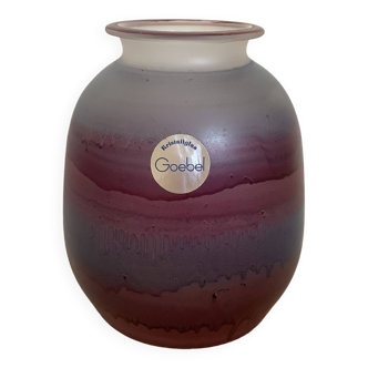 Vase Goebel kristaliglas mauve violet