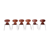 6 ant chairs by Arne Jacobsen for Fritz Hansen