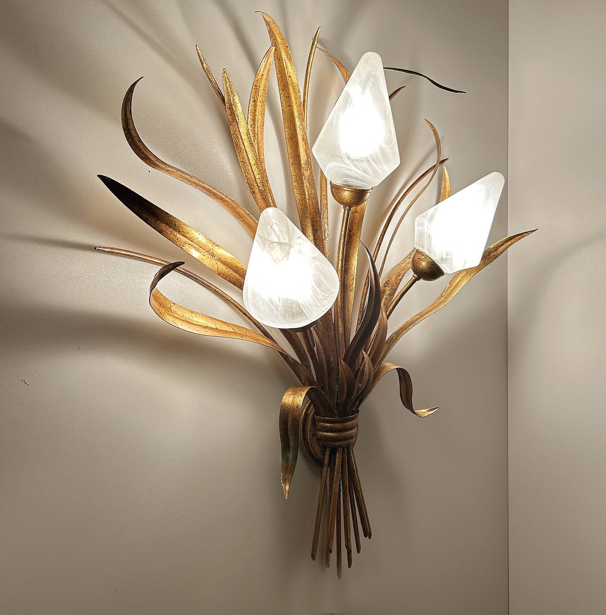 Large Vintage Wall Lamp