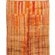 Moroccan Berber rug Mrirt brown red orange modern