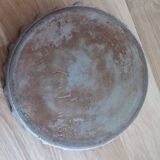 Pie and quiche mold dish in Puisaye stoneware signed Jean-Pierre Prud'homme