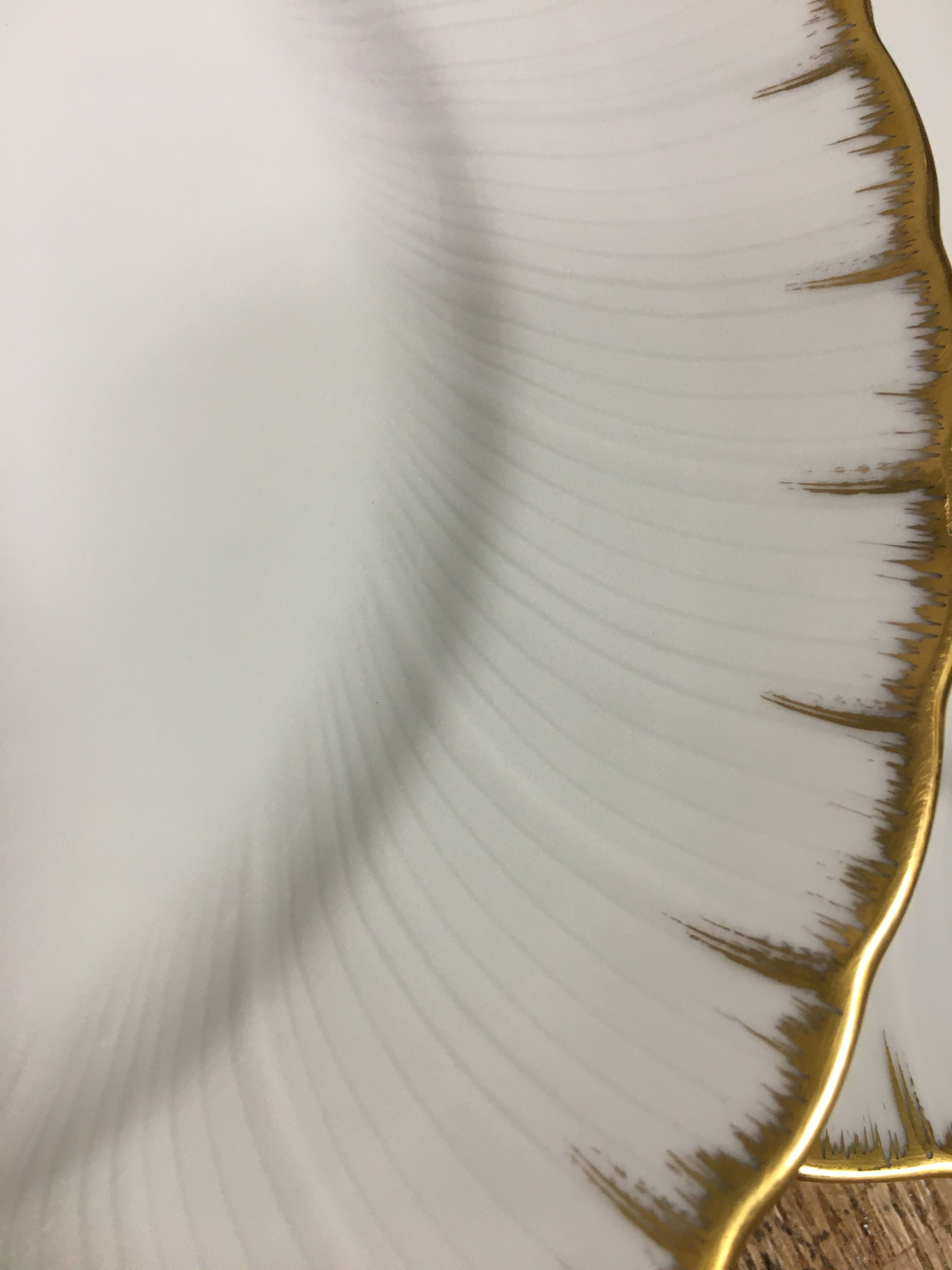 6 flat plates Bernardaud Limoges model Neuilly