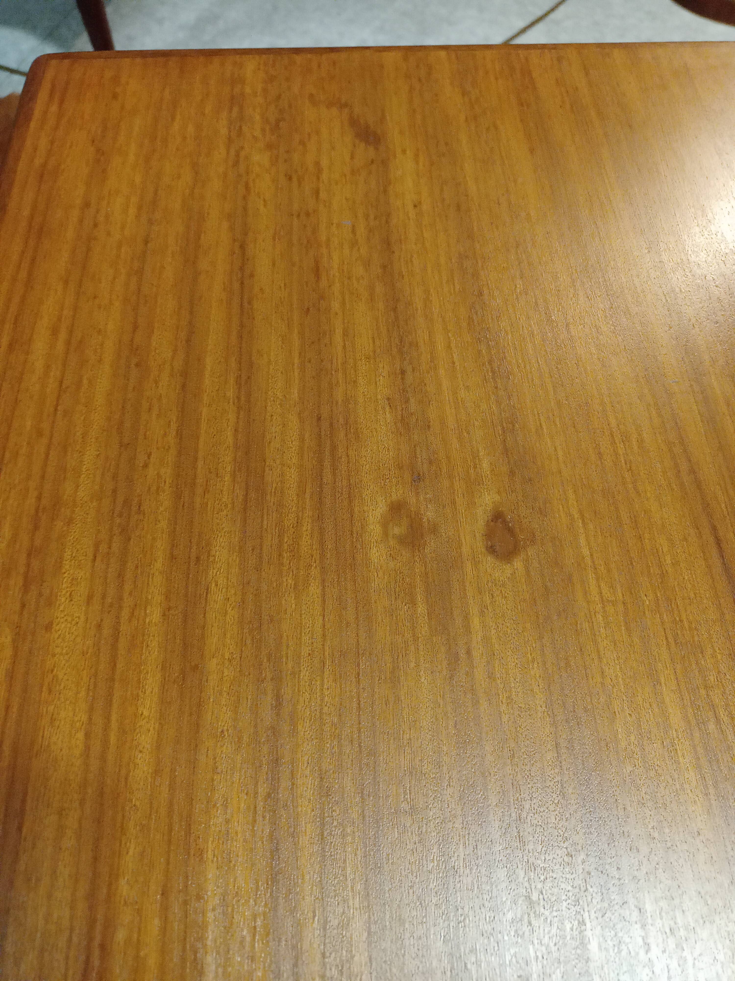 Scandinavian design teak square coffee table