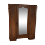 Old wardrobe with mirror