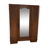 Armoire ancienne avec miroir