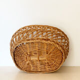 Vintage wicker basket