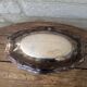 Hollow serving dish / silver-plated basket Ercuis 31x19cm 650g