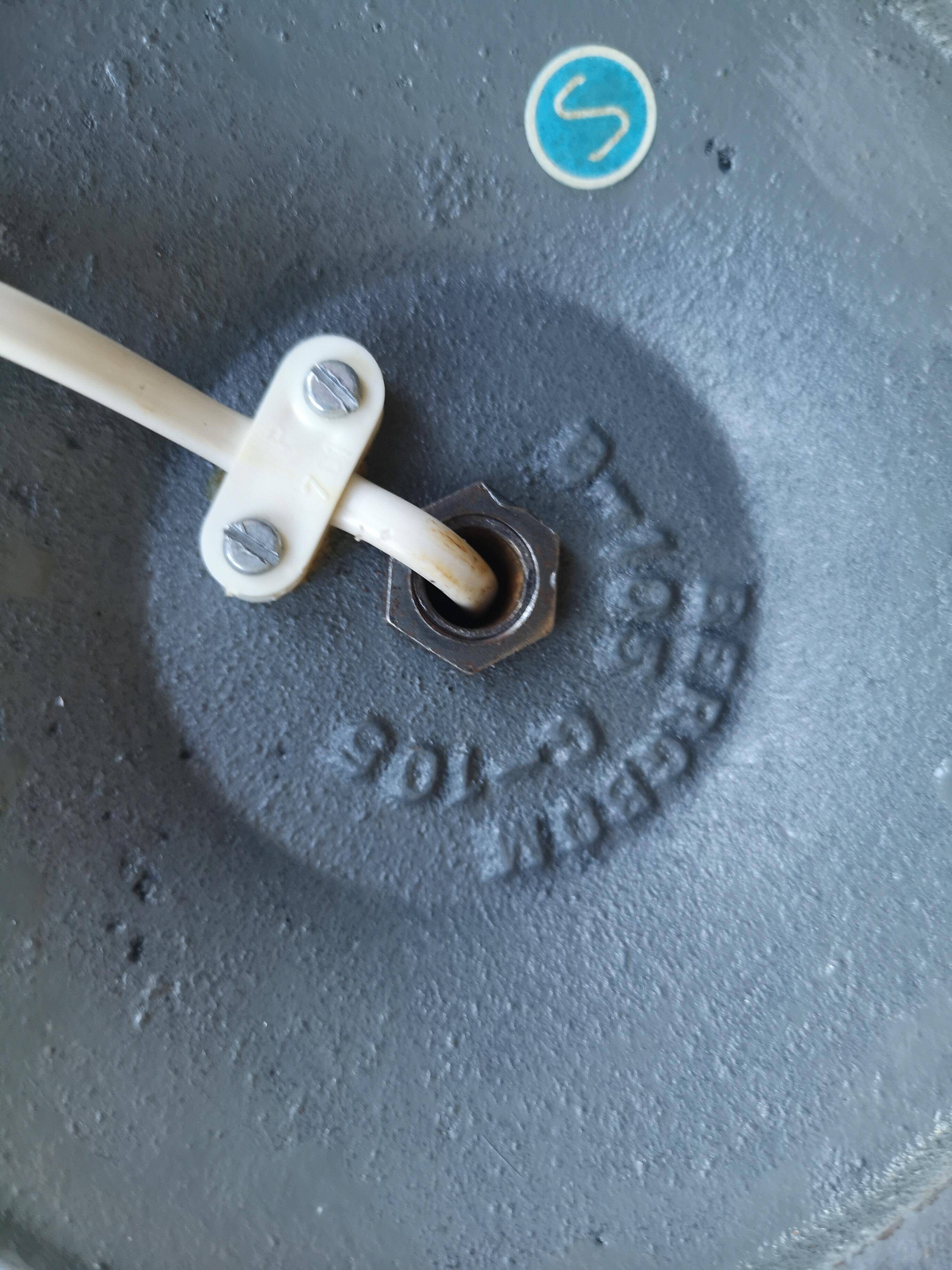 Mid-century table lamp Bergboms B-105 Art Deco style, 1960s, Sweden