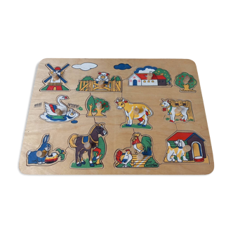 Vintage wooden puzzle