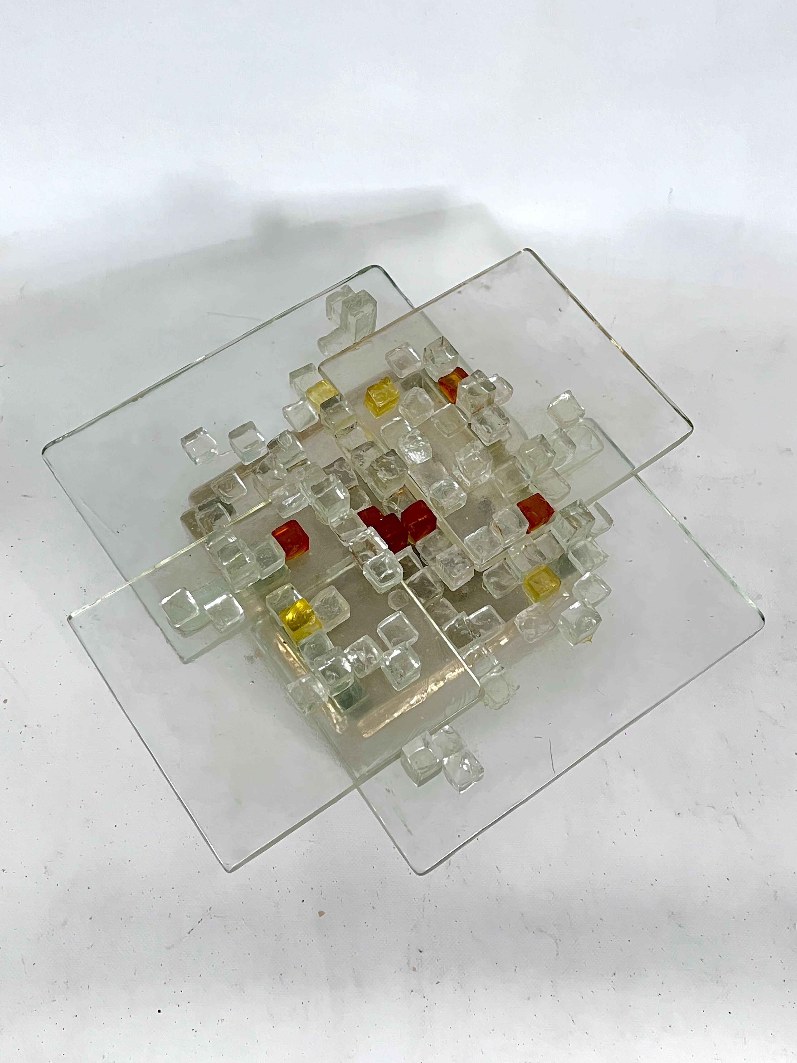 Mid-Century Murano Glass wall light by Albano Poli for Poliarte. Italy 1970s