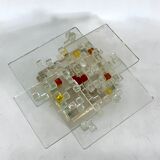 Mid-Century Murano Glass wall light by Albano Poli for Poliarte. Italy 1970s