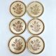 Vintage stoneware dessert plates