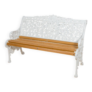 Banc de jardin en aluminium