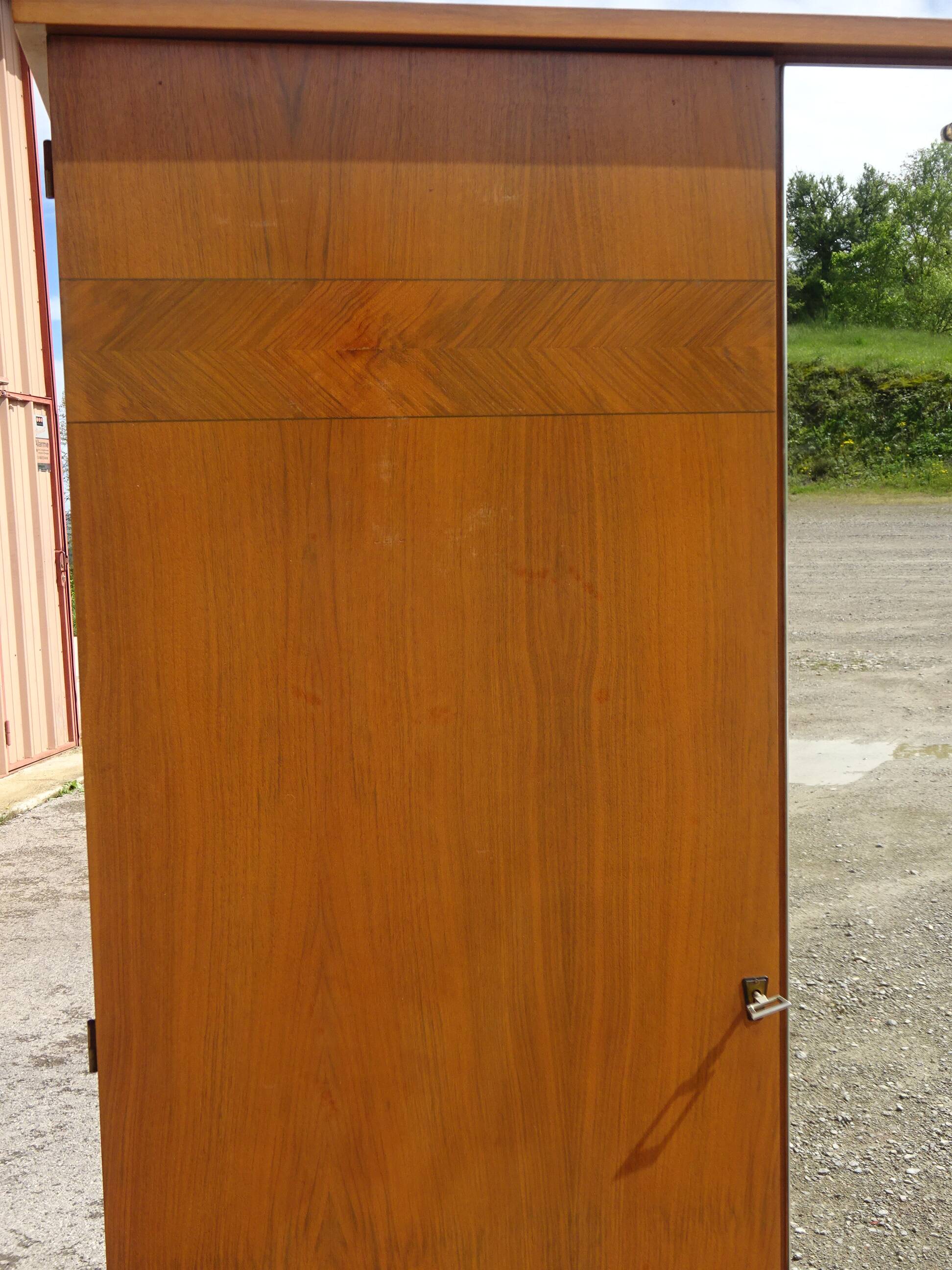 Vintage wardrobe, closet and shelves