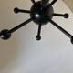 Pair of black space age sputnik coat racks