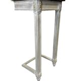 Vintage console / wall table with marble