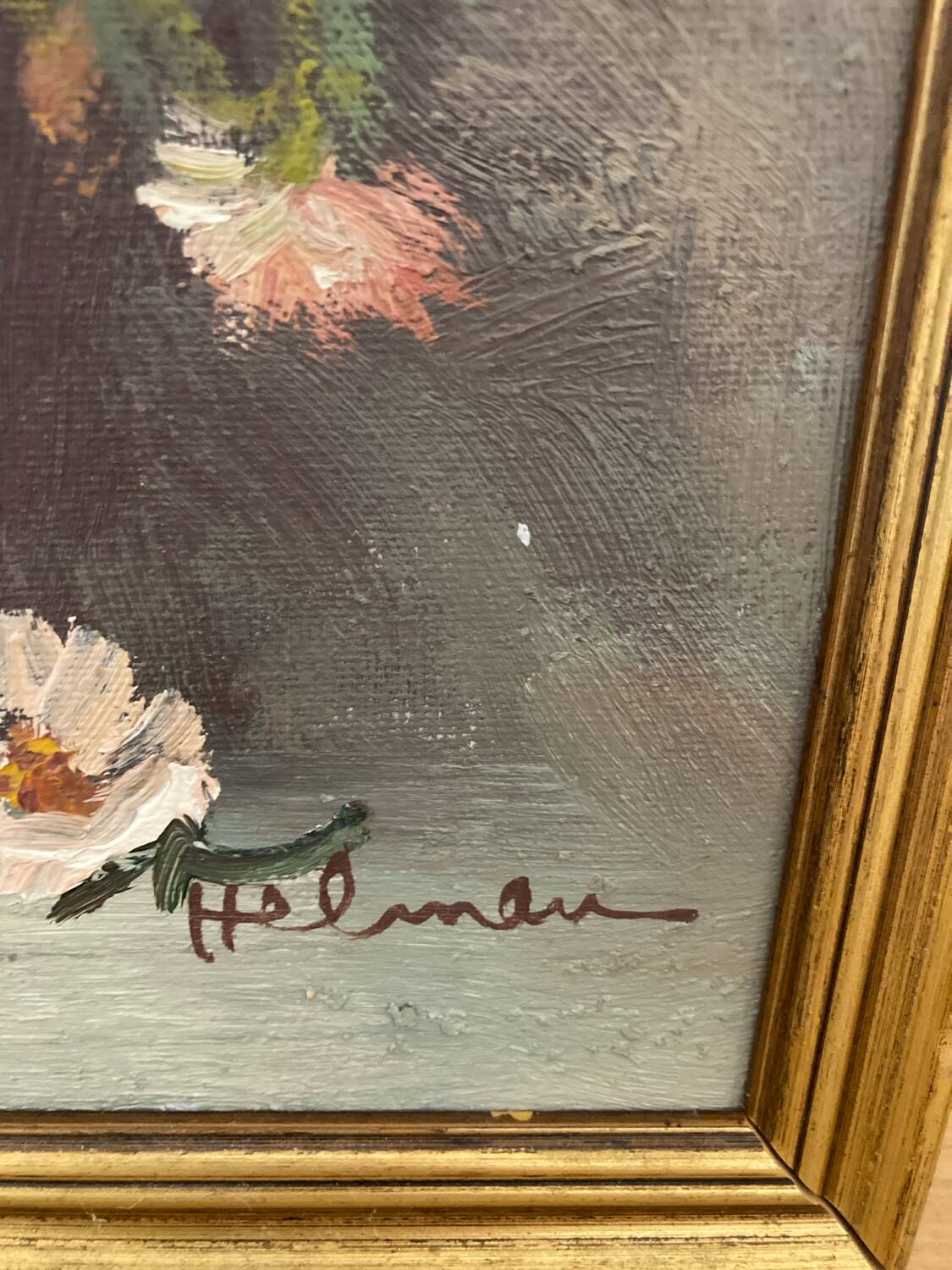 Flower bouquet painting