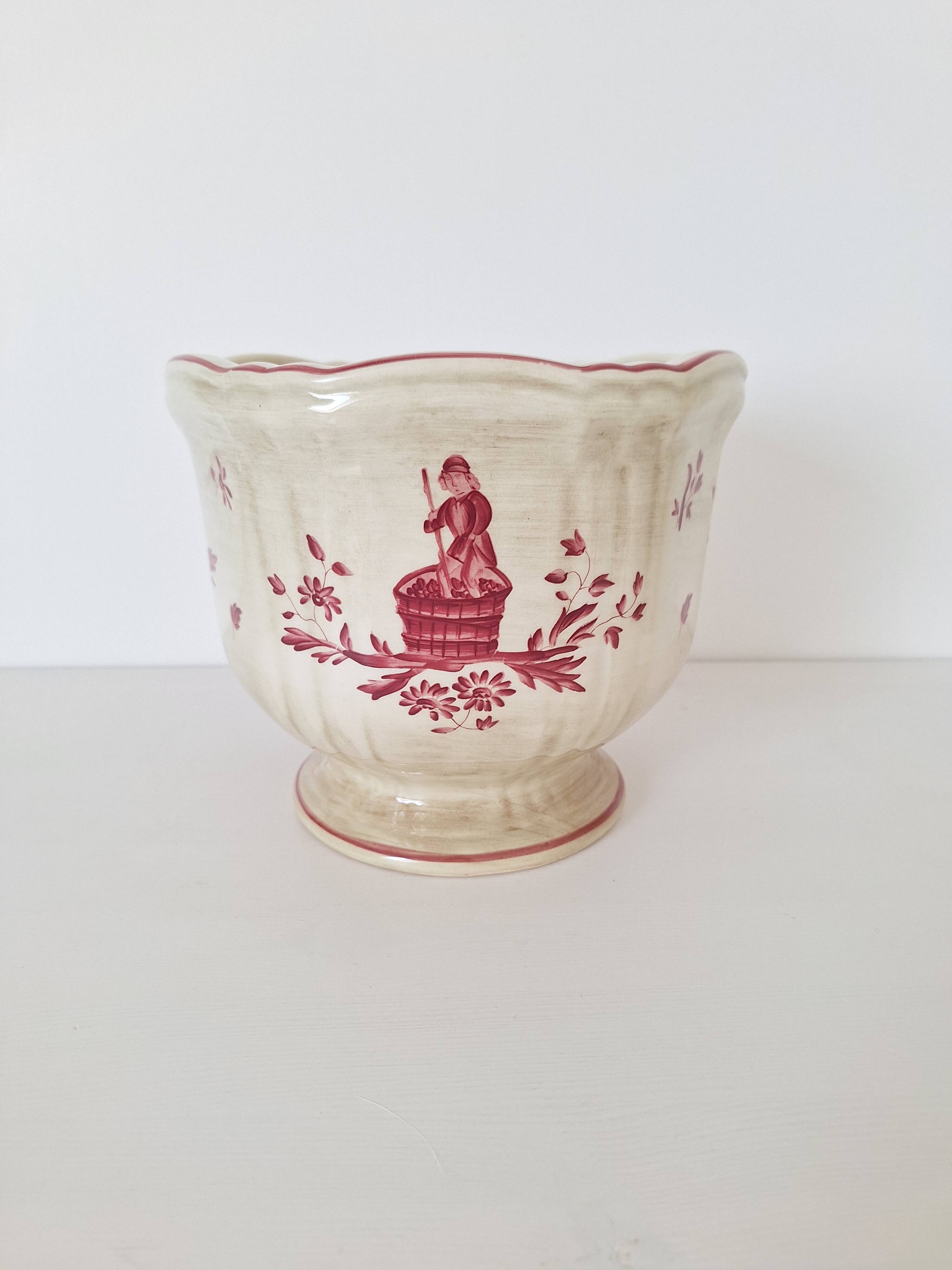 Longchamp pink planter