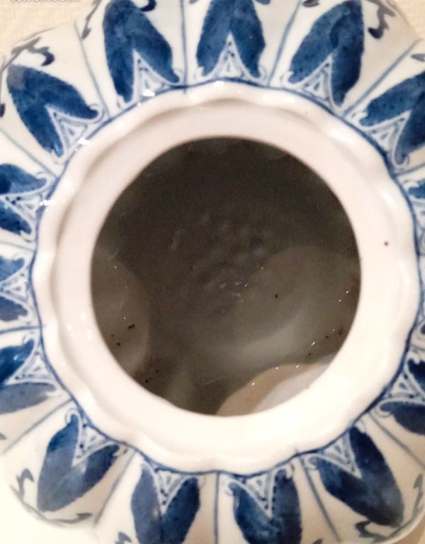 Chinese ginger porcelain pot blue and white