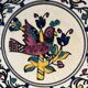 Pair of bird decorated dishes