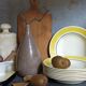 Nine plates faience of gien creation primefleur service caroline vintage