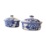 Set of two porcelain ramekins