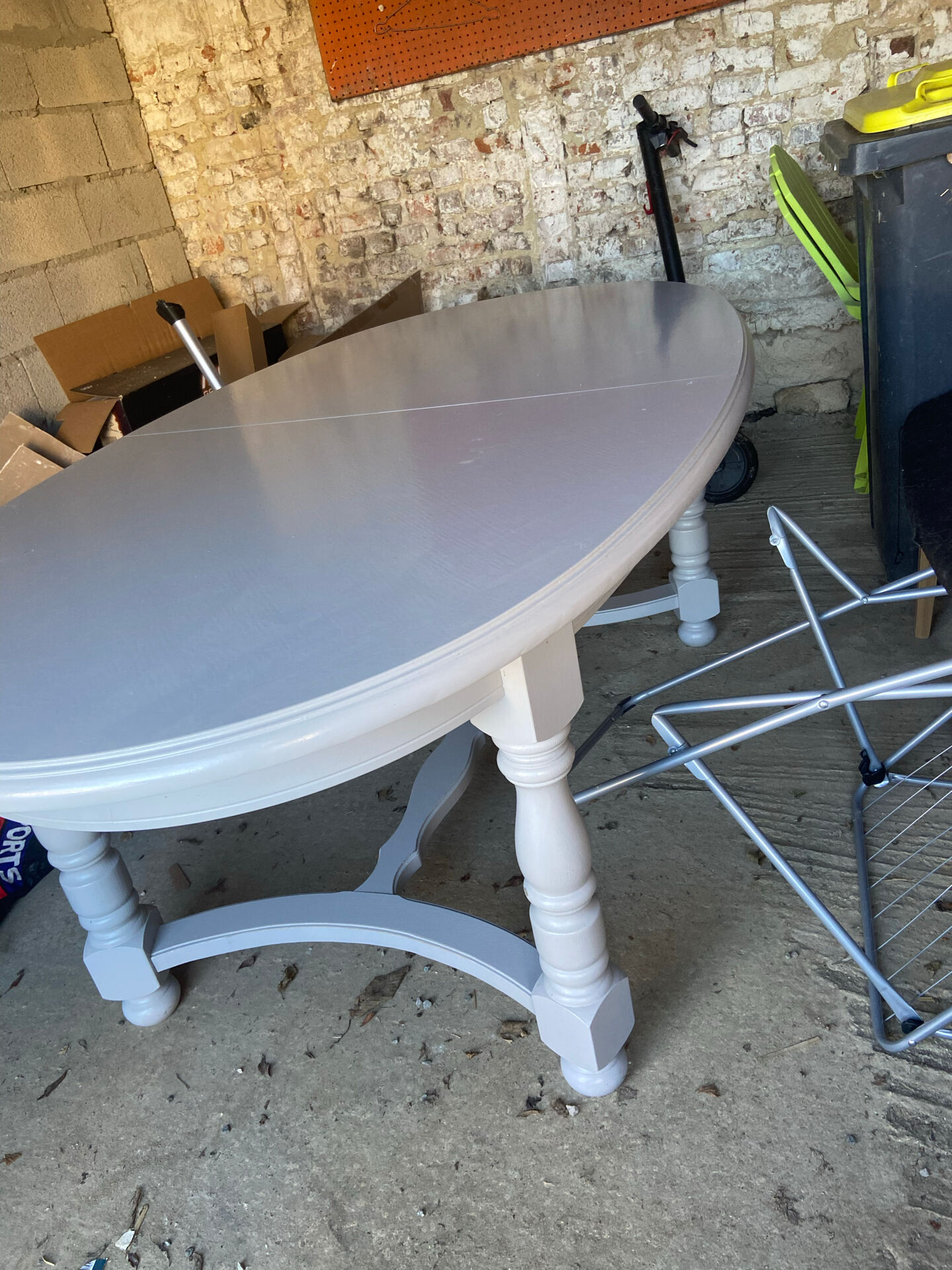 Table with extension solid wood