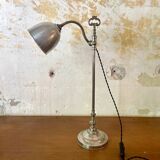 Adjustable gooseneck desk lamp from the 1930s