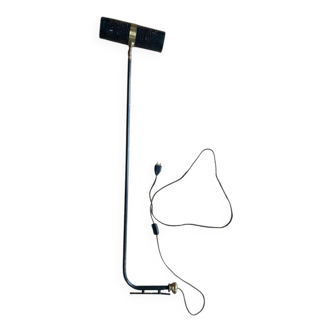 Metal gallows wall light