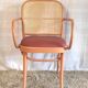 Curved wooden armchair model 811 by J. Hoffmann – late edition XXth